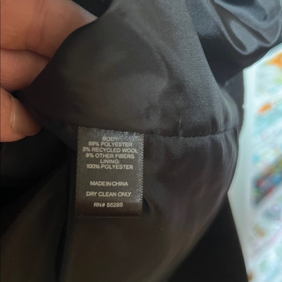 Express Men’s Black Peacoat - Picture 4 of 5